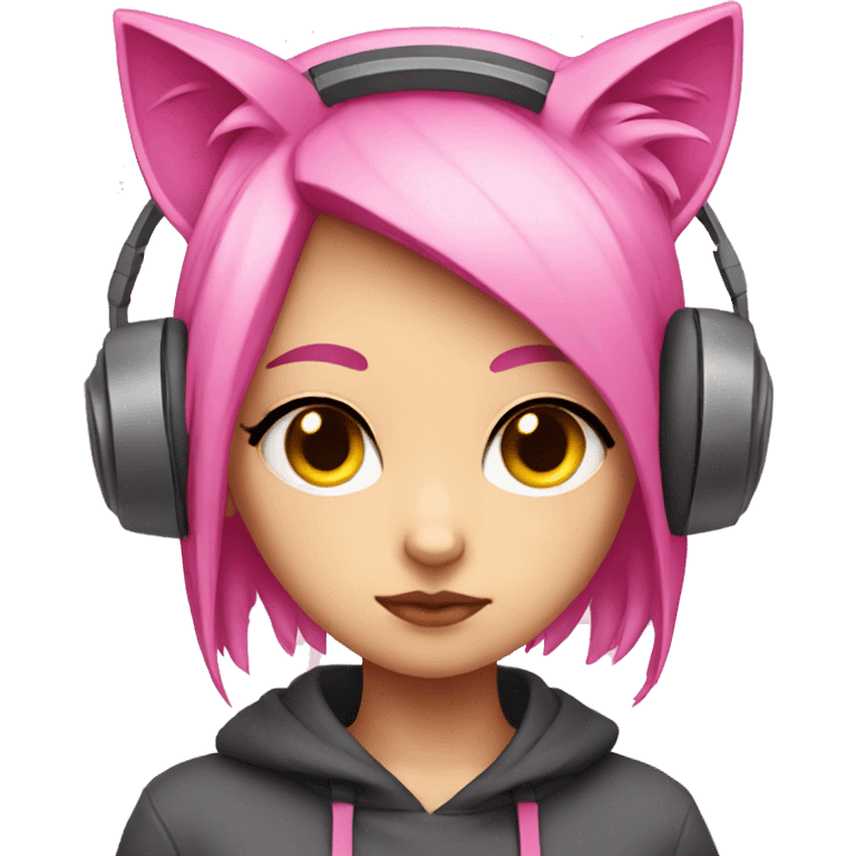 pink-techno-catgirl sad emoji