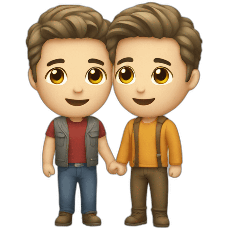 Couple gay emoji