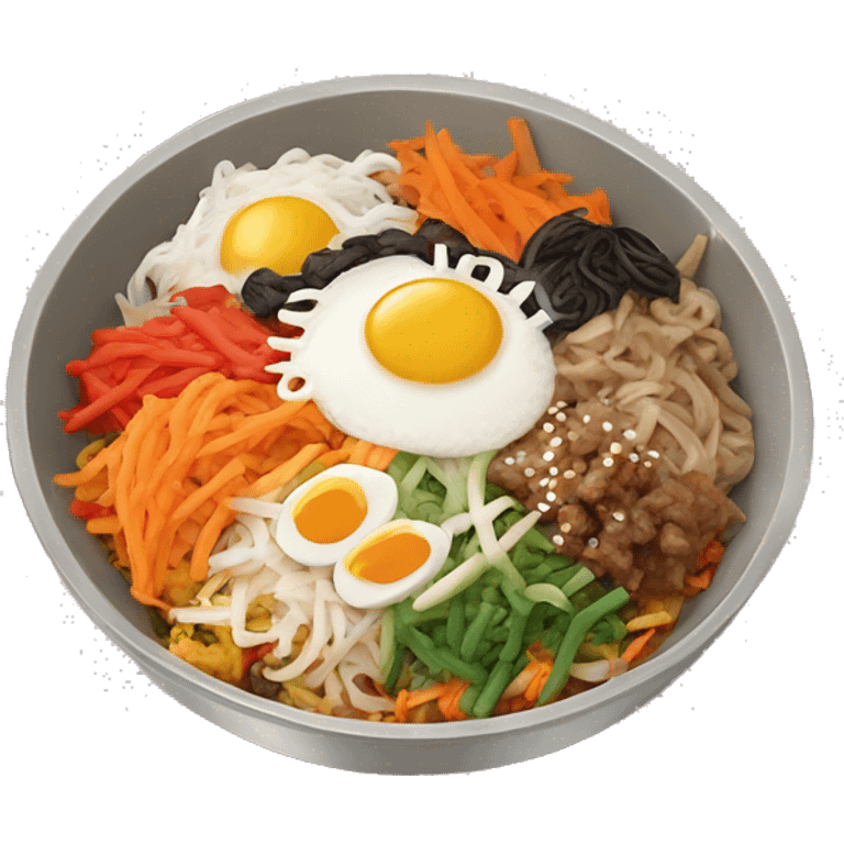 korean bibimbap emoji