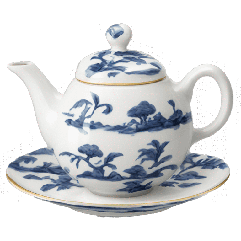 Porcelain tea set emoji