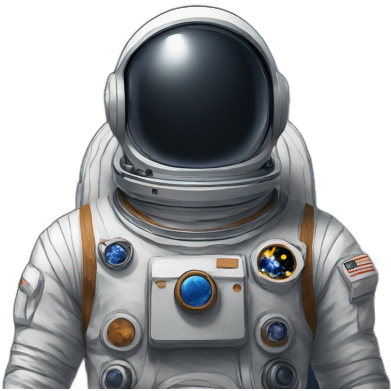 astronaut anime man emoji