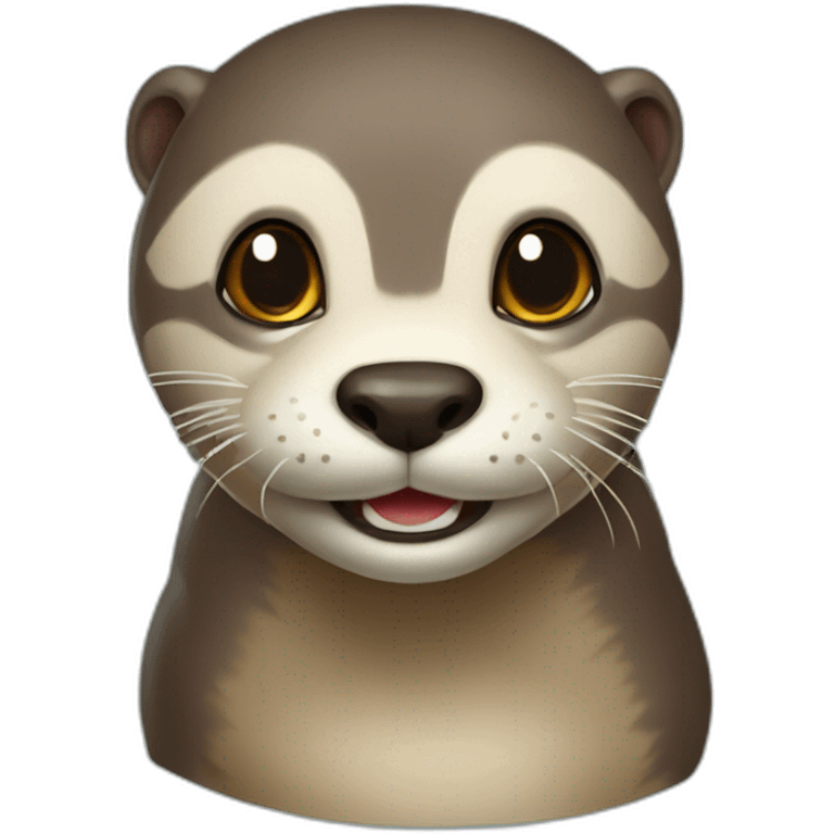 Loutre sur tortu emoji