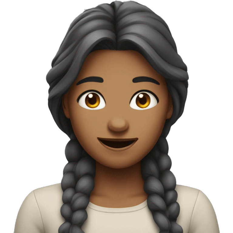 smail animation girl charactor emoji