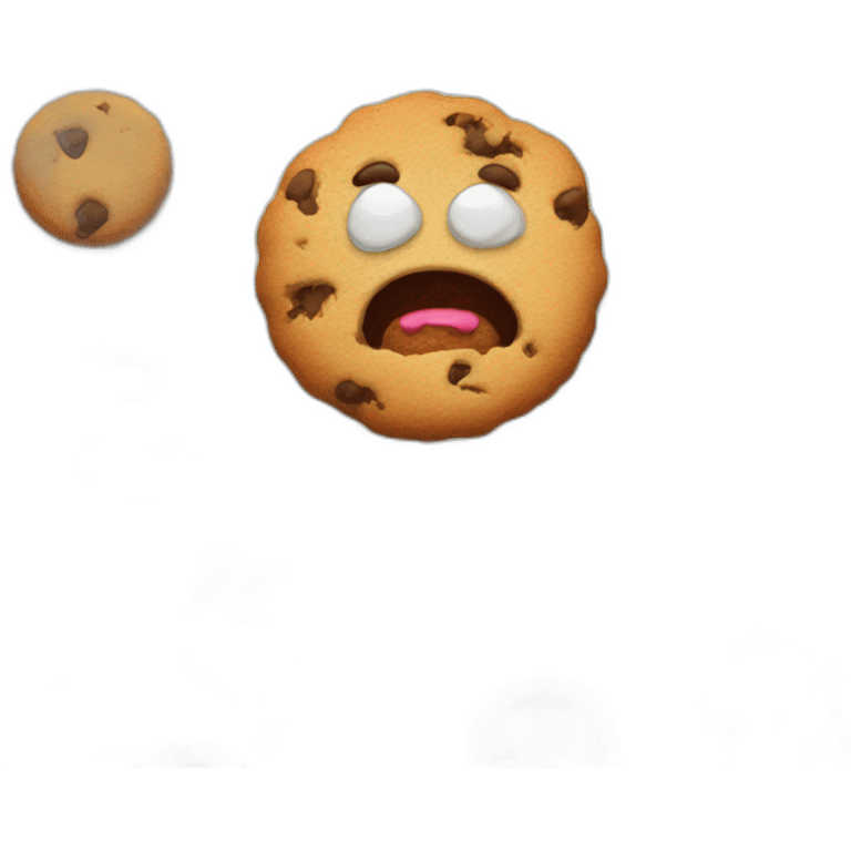 A wounded cookie emoji