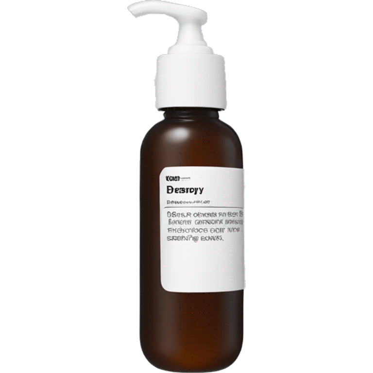 the ordinary peeling solution bottle with label emoji