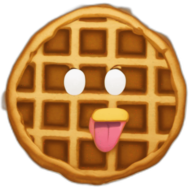 Running waffle  emoji