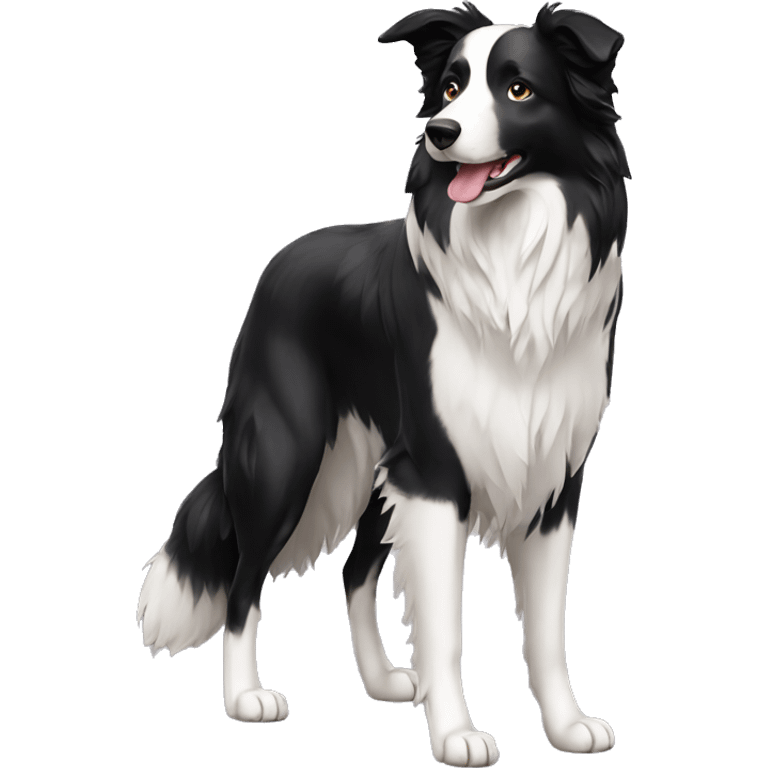 Border Collie Dog Breed Full Body emoji