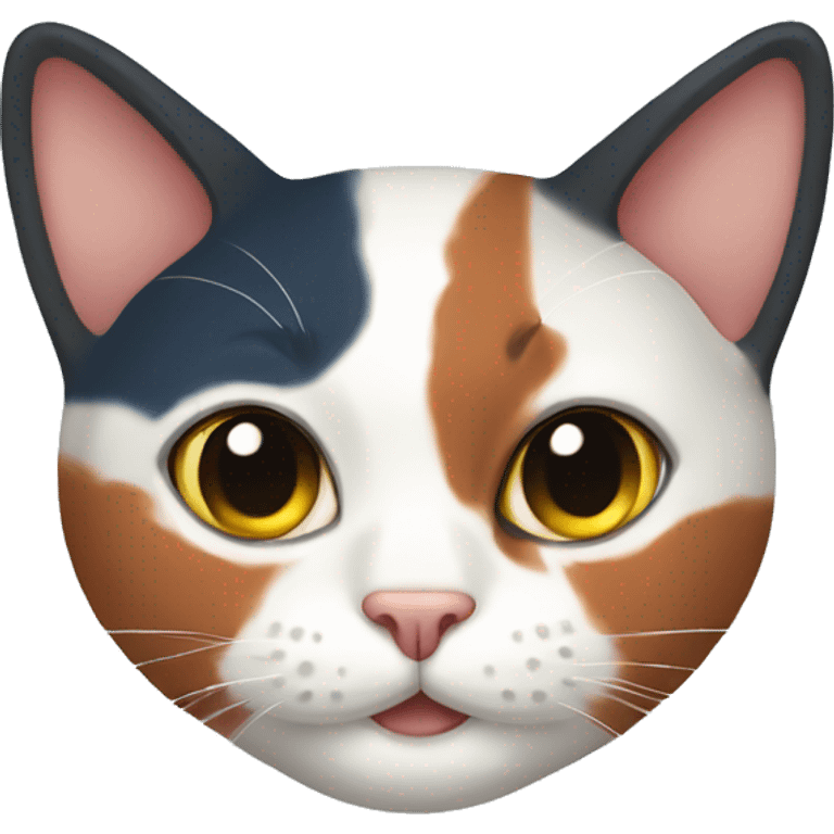 Tricolor cat emoji