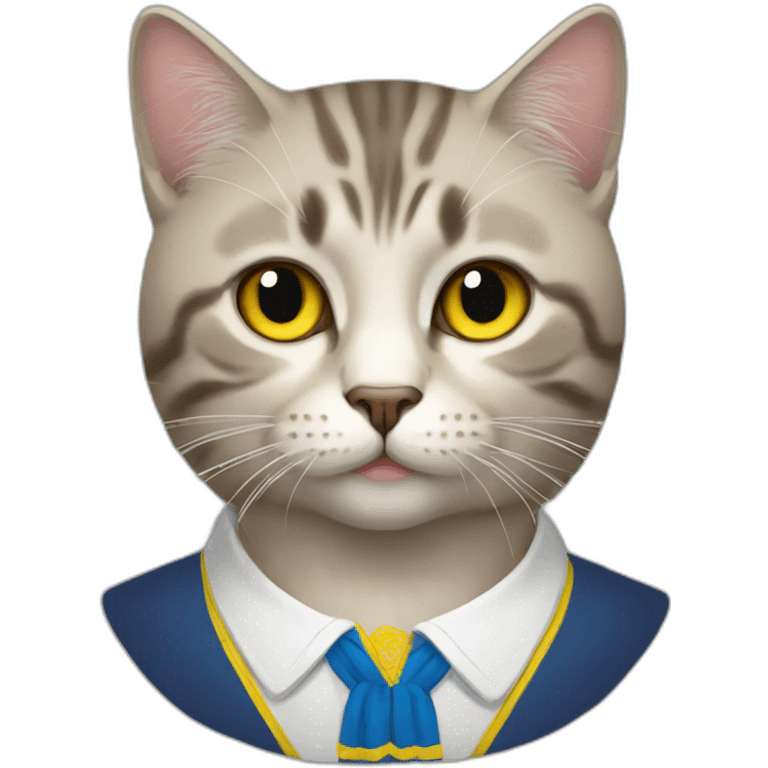 Ukraine, cat emoji