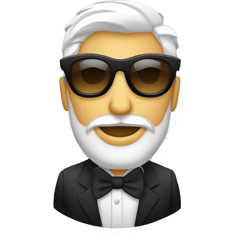 hombre blanco, cabello Negro de lado con gafas de sol pulgar arriba emoji