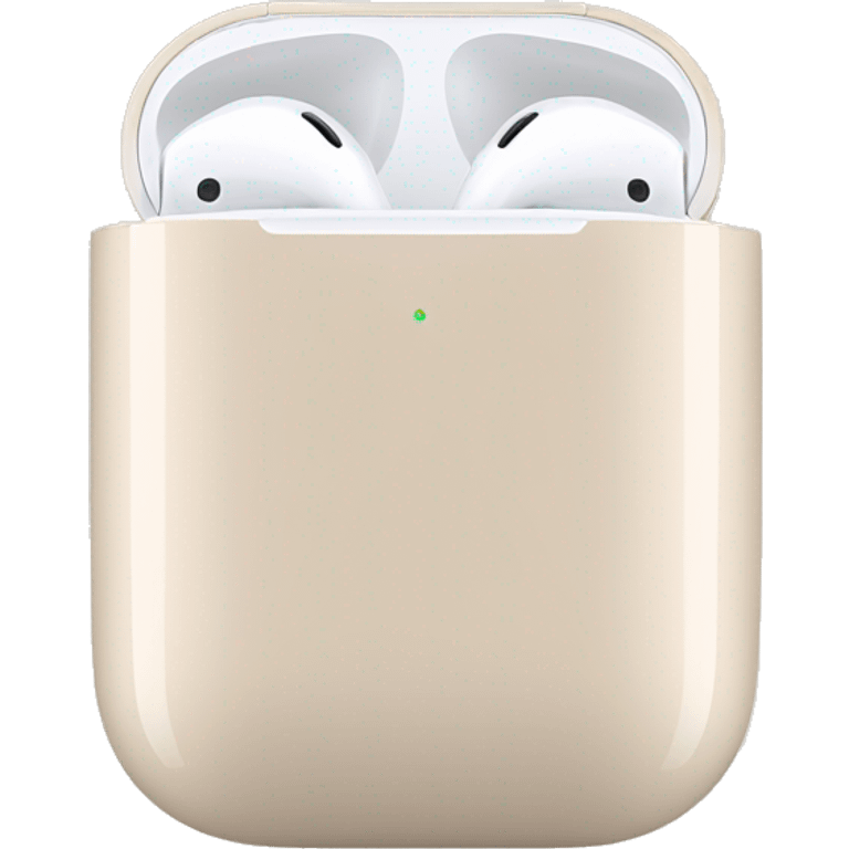 beige airpods emoji