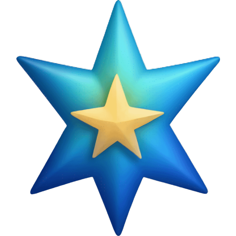 gradient blue north star emoji