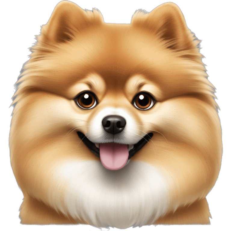 pretty pomeranian spitz  emoji