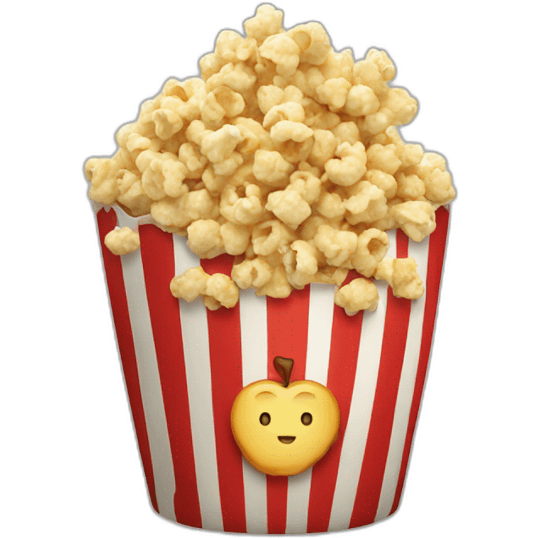 apple popcorn emoji emoji