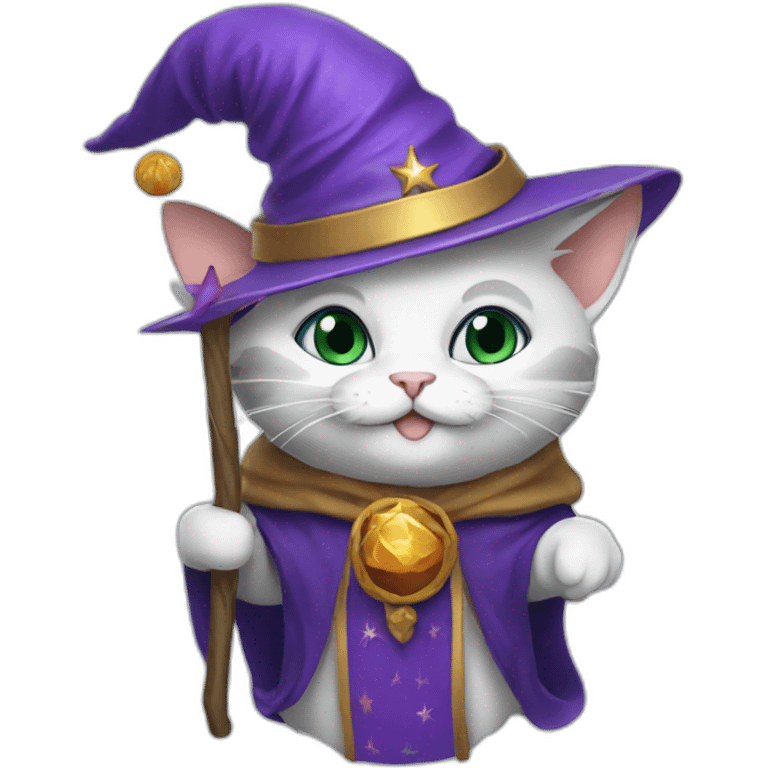 cat wizard emoji