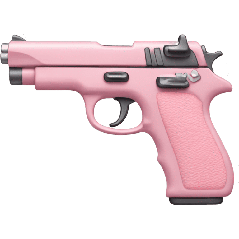 pastel pink pistol emoji