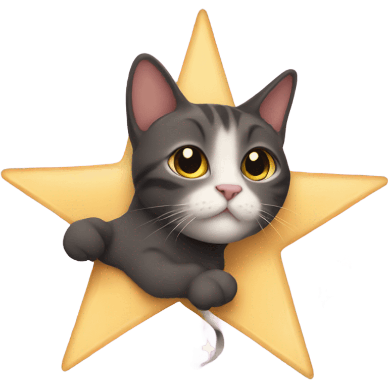 cat on a star emoji