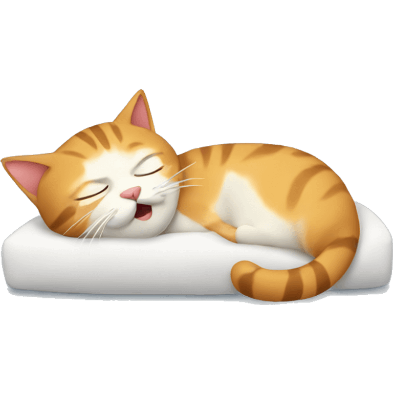 cat snoring emoji