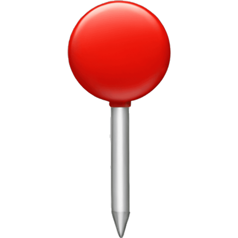 red pushpin emoji