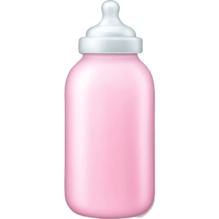 Light pink baby bottle  emoji