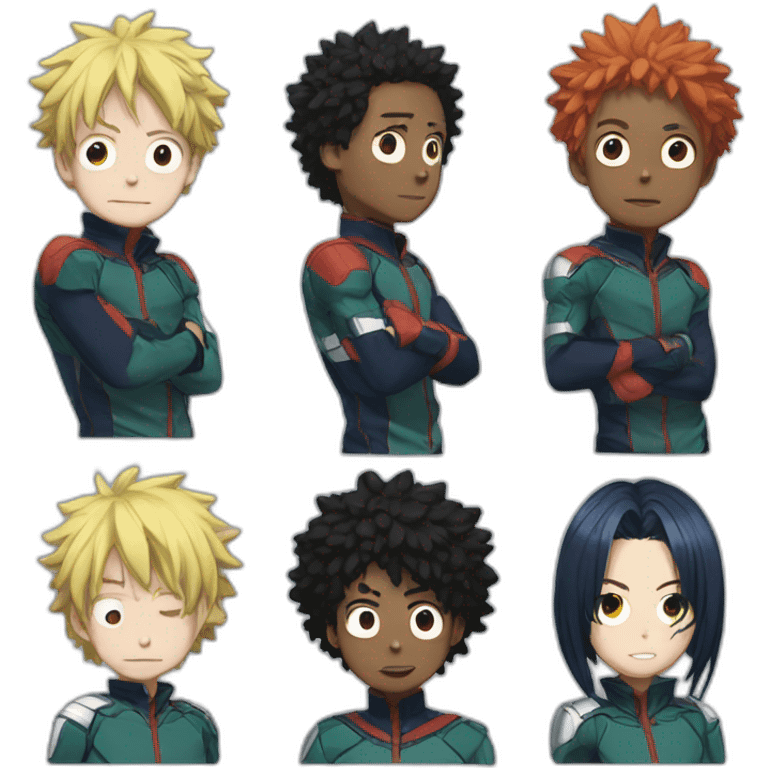 my hero academia emoji