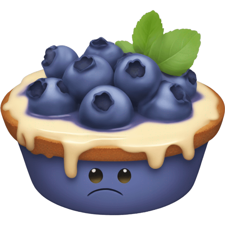 blueberry pudding emoji