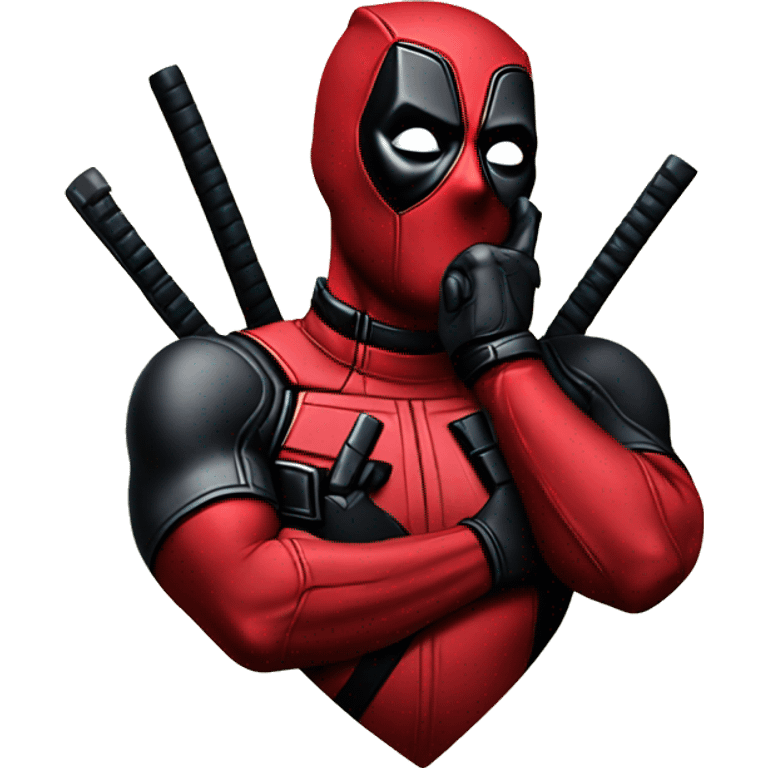 Deadpool heart emoji