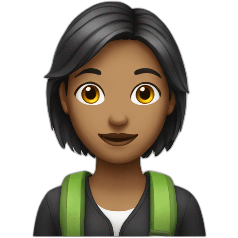 female student emoji