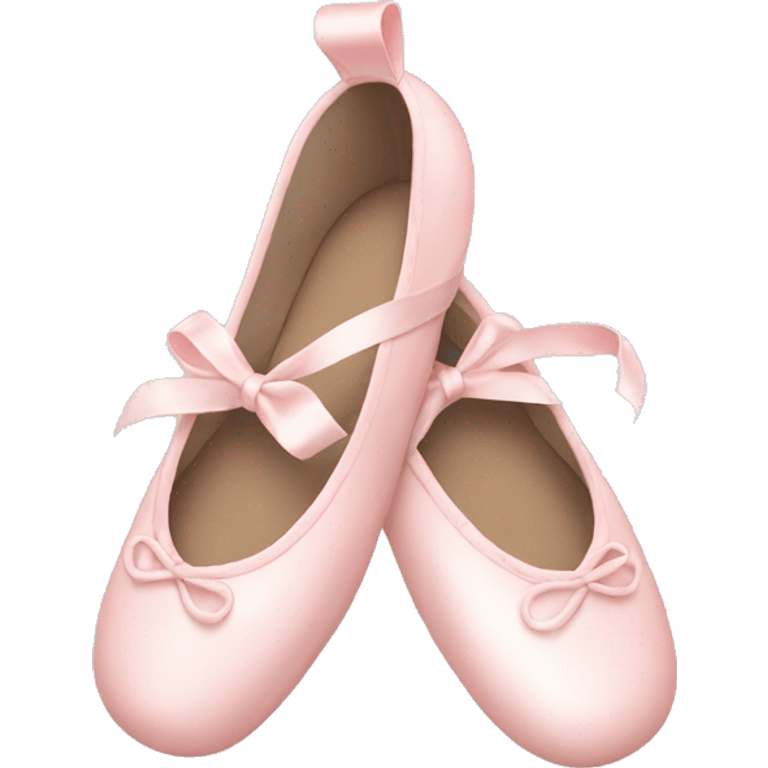 Pale pink ballet shoes emoji