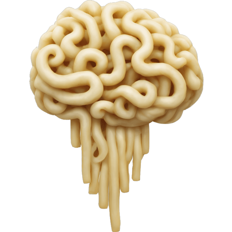 Noodle brain  emoji