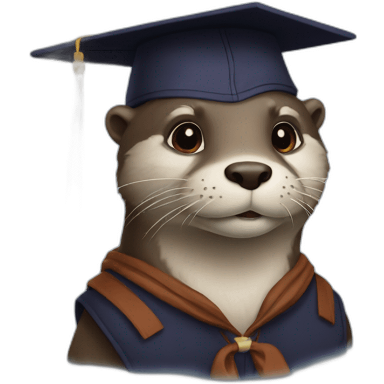 otter scholar emoji