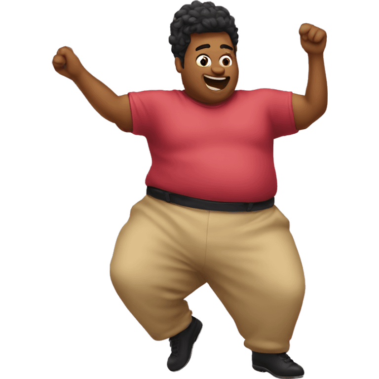 Fat dance emoji