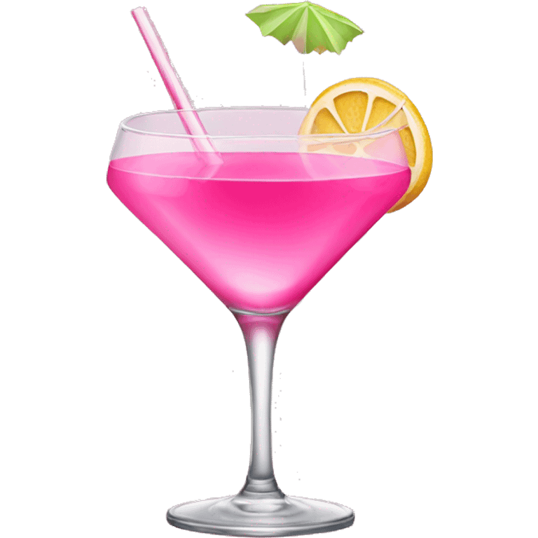 pink cocktail  emoji