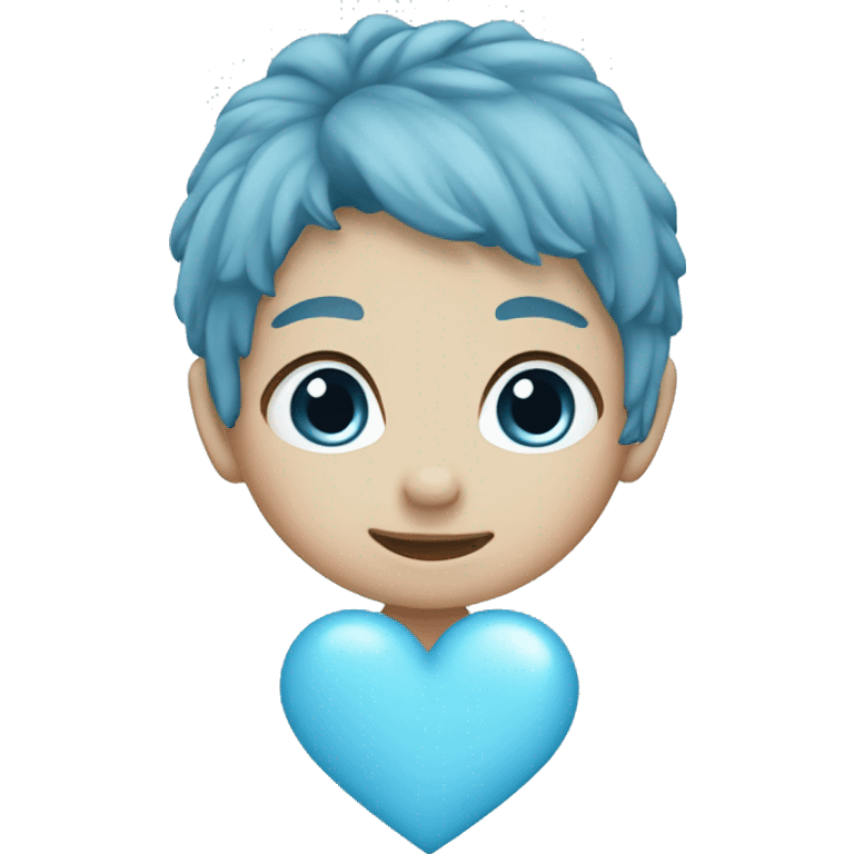 baby blue heart  emoji