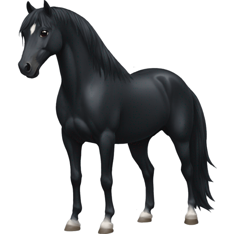 Black horse emoji