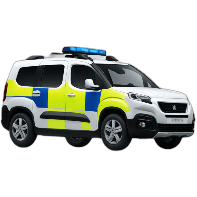 Peugeot rifter police municipale  emoji