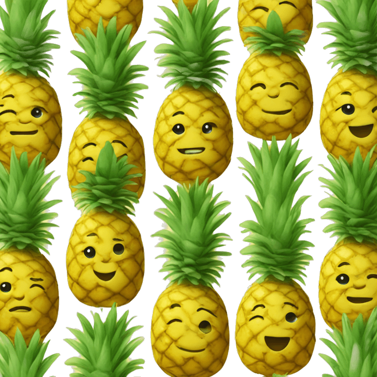 Pineapple smile  emoji