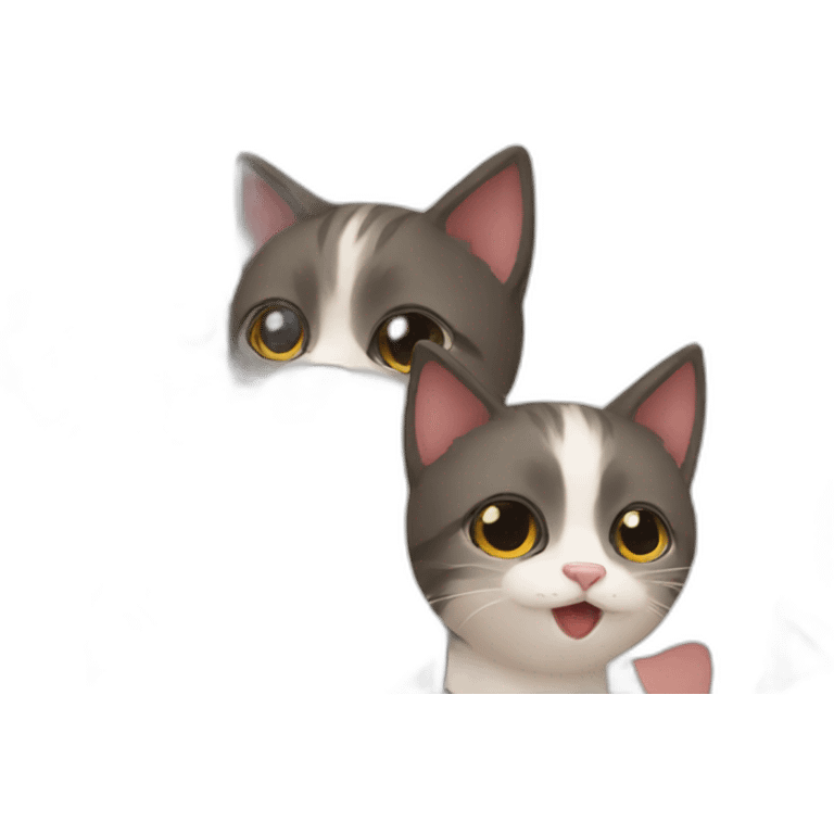 Cat love emoji