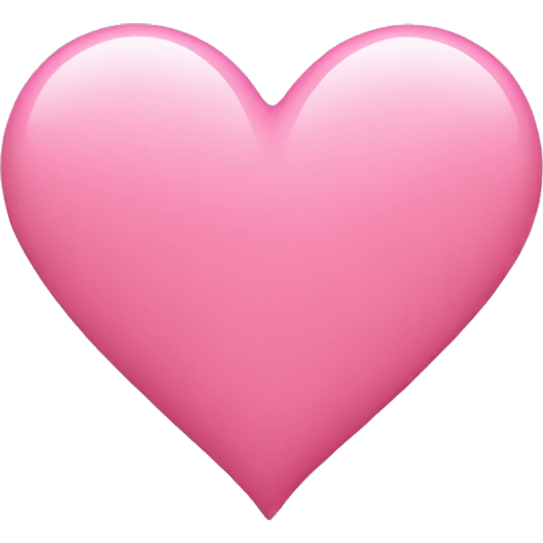 Plain pink heart emoji