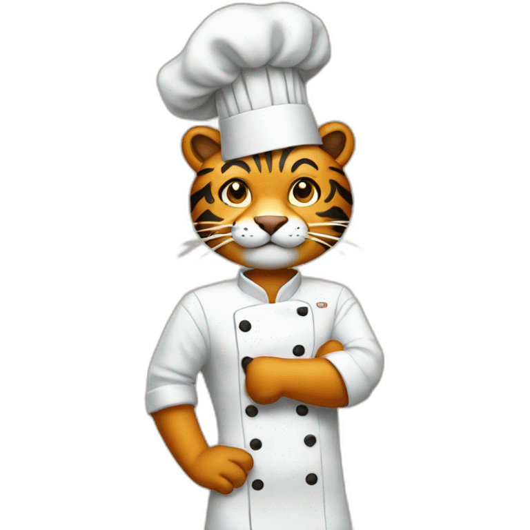 tiger chef emoji