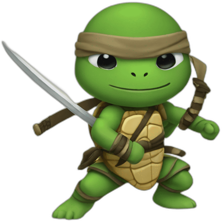 Turtle ninja emoji