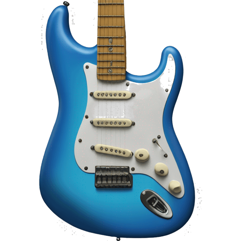 Blue guitar fender strat emoji