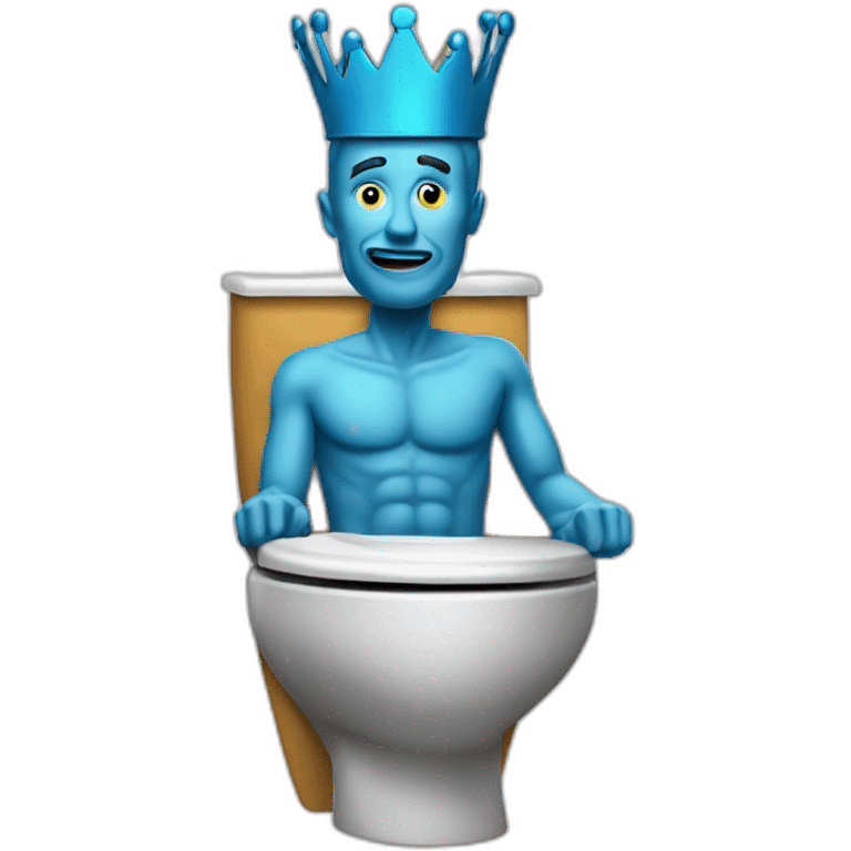 skibidi toilet king man emoji