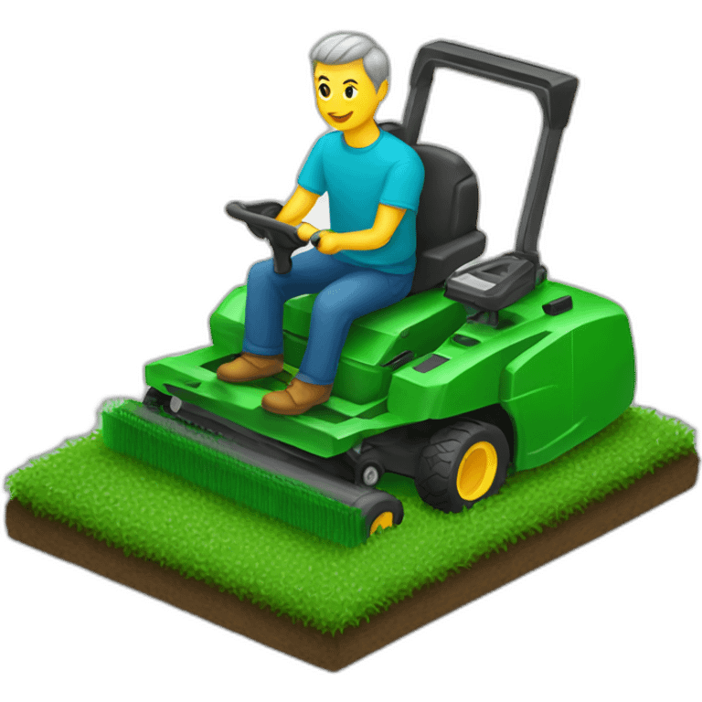 mower hair emoji