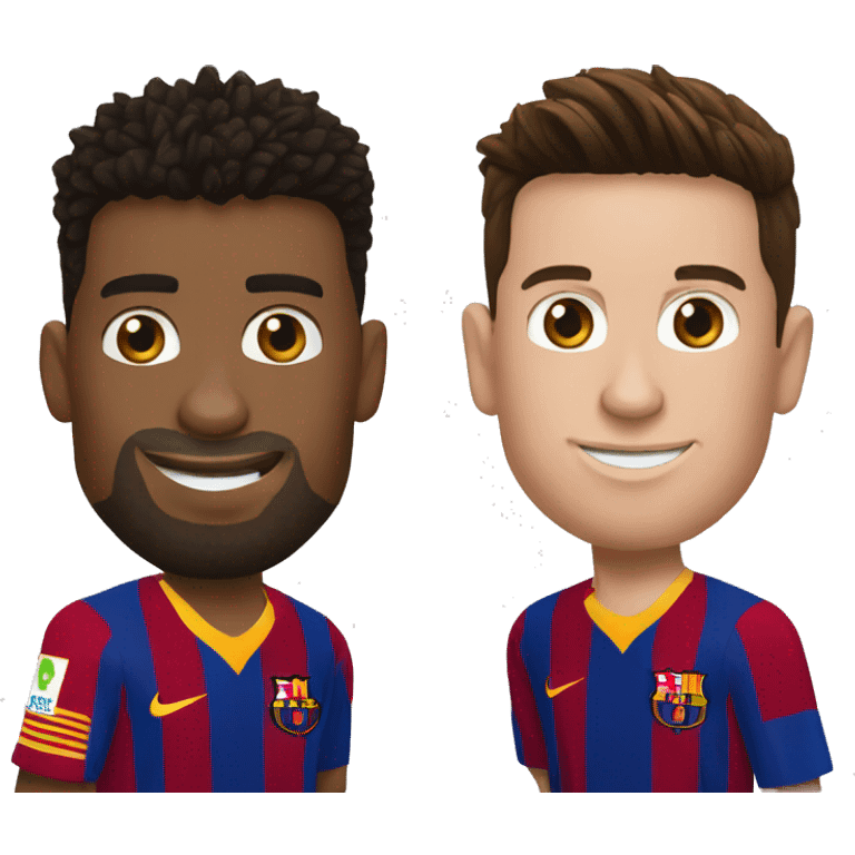 Ronaldo and messi emoji