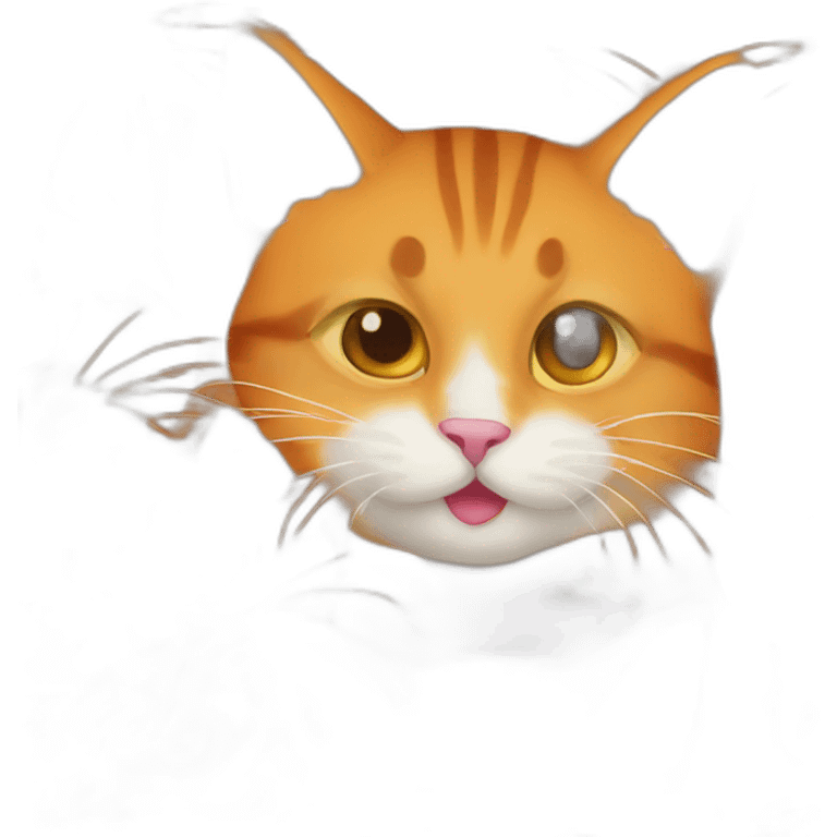 cat orange emoji