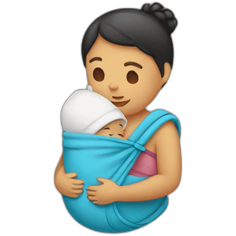 Babywearing emoji