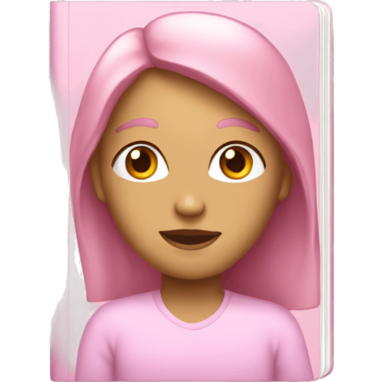 Light pink notebook emoji