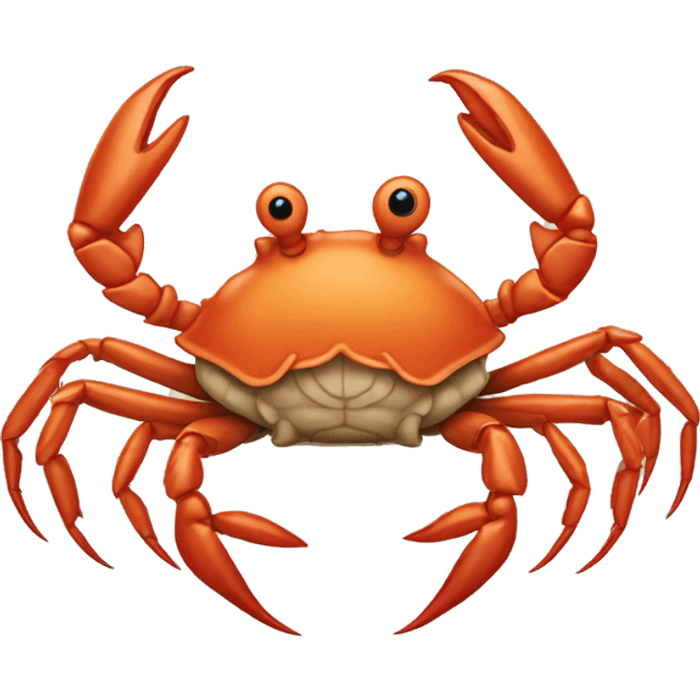 Crab with a mohawk emoji