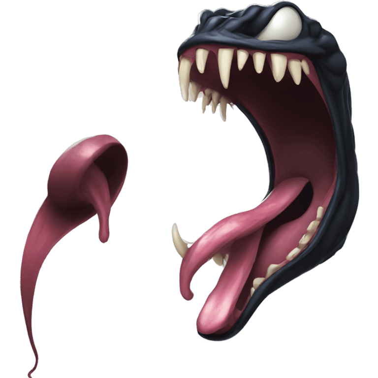 venom long tongue emoji